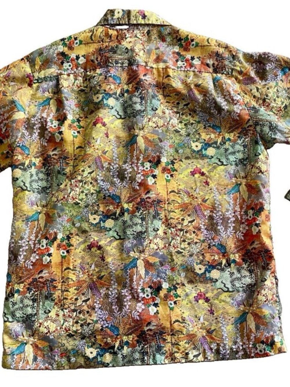 Vintage 1970s Andrade Honolulu Hawaiian Shirt Mens Medium Floral
